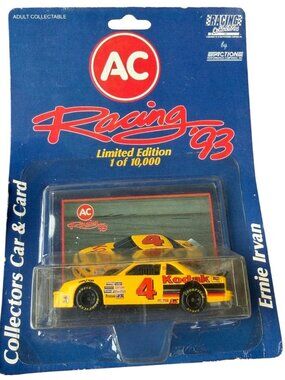 Action Racing 1993 Ernie Irvan #4 Kodak Racing 1/64 Diecast Car Collector Card